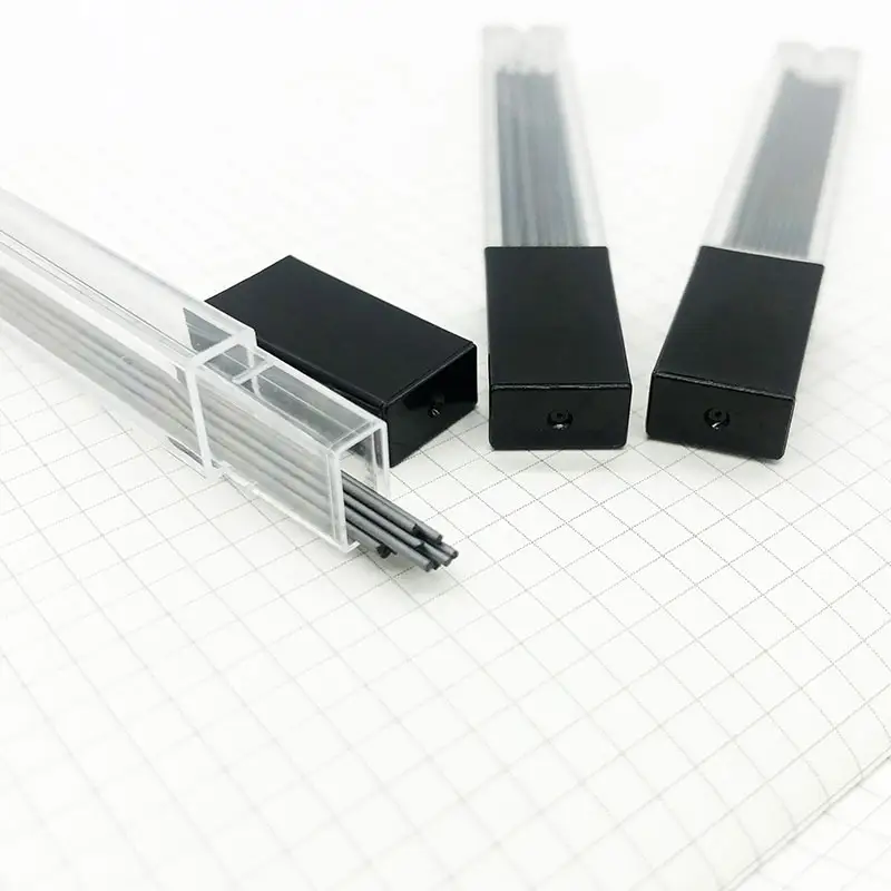 Maxwri ดินสอตะกั่วโพลีเมอร์ Hi-Polymer 0.5มม. HB ไส้ดินสอกราไฟท์0.7มม. 2B มม. เรซินไม่แตกหักดินสอเติมตะกั่ว0.9มม.