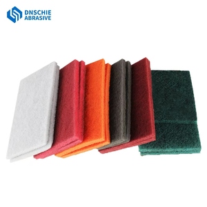 Nhà sản xuất miếng chà rửa trung bình 6 inch*9 inch 10mm màu xanh ngọc, cuộn miếng chà rửa nhiều màu sắc, dùng cho công nghiệp, OEM - Product Image 2