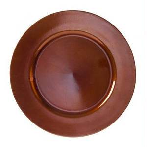 Assiette de présentation écologique faite à la main Design en relief avec finition en étain Style de luxe Service à salade en laiton pur pour les mariages - Product Image 5