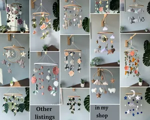 Custom Quran Swan Baby Mobile Felted Floral <strong>Crib</strong> Hanging Toy for Girls <strong>Chinese</strong> Online Market Wholesale - Product Image 5