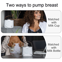 Tire-lait double haute puissance de qualité hospitalière avec coussin de massage doux, modes multiples, aspiration réglable, pour allaitement bilatéral médical