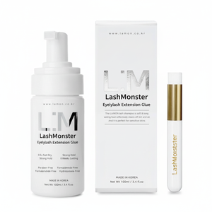LAMON LashMonster Fabriqué en Corée 0.5s 1s 2s Colle liquide longue durée pour extensions de cils Sans parabène Sans formaldéhyde Sans hydroquinone - Product Image 2