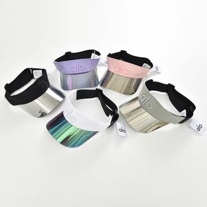 Nouvelle casquette unisexe AL0 dégradée noire et blanche avec visière solaire étendue, visière rigide et visière ouverte pour la protection UV en extérieur et le yoga - Product Image 6
