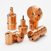 Electrodos Conductivos de Cobre de Alta Precisión, Mecanizados por CNC, Personalizados para Equipos Industriales de Transferencia Térmica y Eléctrica