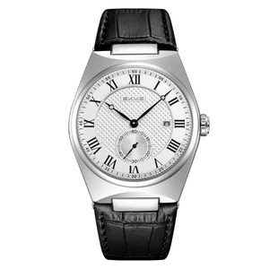 Montre à quartz pour homme, en cuir, légère, mouvement à quartz, grand cadran de 39,2 mm, calendrier sportif, vente en gros - Product Image 4