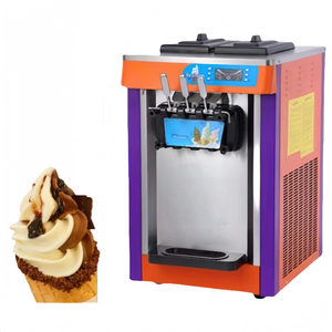 เครื่องทำไอศกรีมนุ่มสำหรับร้านขนมหวานและร้านอาหารฟาสต์ฟู้ด เครื่องทำไอศกรีมเชิงพาณิชย์ - Product Image 4