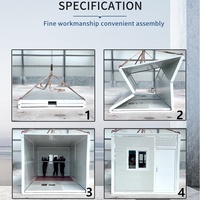 Conteneur pliable préfabriqué isolé et ignifuge de 20 pieds pour salon, atelier, maison - Vente en gros usine