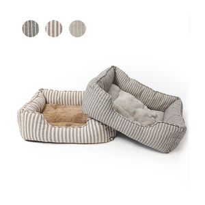 Venta al por mayor OEM portátil al aire libre perro cama cesta pequeño suave plegable mascota gato colchón con extraíble transpirable almohada caja personalizada - Product Image 2