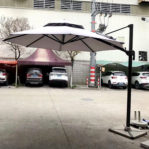 Paraguas romano cuadrado de 3m para jardín al aire libre, sombrillas compensadas de aluminio, sombrillas de <span class=keywords><strong>Patio</strong></span> en voladizo de 10 pies con base de agua - Product Image 5