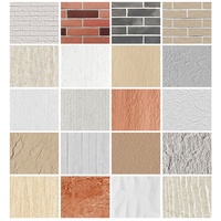 Panneaux muraux extérieurs en fausse pierre, grande dalle, design moderne, imperméables, pierre artificielle douce