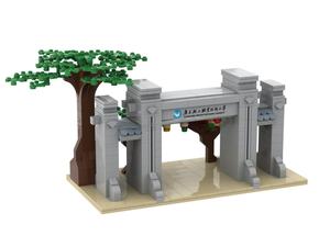 Juego de Bloques de Construcción de Ladrillos MOC de Arquitectura de <span class=keywords><strong>Academia</strong></span>, de Plástico Personalizado Creativo, para Eventos, Recuerdos y Celebraciones - Product Image 2