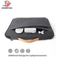 Sac pour ordinateur portable en nylon imperméable pour hommes, sac de voyage en feutre pour ordinateur, pour le bureau ou en déplacement
