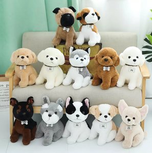 ตุ๊กตาแม่สุนัขและลูกสุนัข 4 ตัว ตุ๊กตาสัตว์ปักลายสำหรับเด็กเล่น - Product Image 4