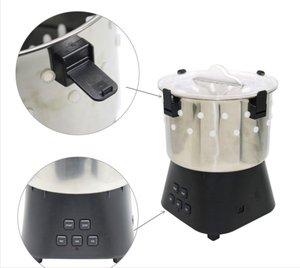 Plumeuse portable 12V mini pour cailles, en acier inoxydable et ABS, pour petits oiseaux et volailles, avec fonction minuterie pour colombes et pigeons - Product Image 3