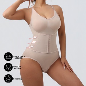 IStapromo Gifts Bodysuit Sexy Booty Tracksuit Shapewear Stretch Back Strap Belly Shorts <b>Workout</b> <b>Jumpsuits</b> for Women - Product Image 4