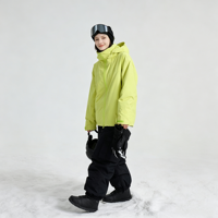 Veste de ski professionnelle coupe-vent pour femme, style nordique, chaude, entièrement zippée, imperméable, anorak de ski pour femme