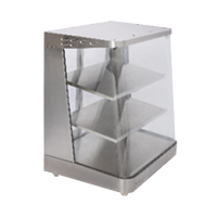 Présentoir Chauffant Commercial en Verre Chef Prosentials pour Plats Chauds, Pizzas, Pâtisseries et Pains – Vitrine Professionnelle pour Hôtels, Restaurants et Buffets