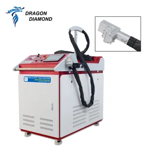 Dragon Diamond 1500w fibra à mão Limpeza a laser Metal Paint Coat remoção de ferrugem Máquina laser limpo