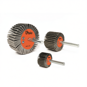 Ttake Flap <b>Wheel</b> 60x30 Mm A80 With Shaft Abrasive Cloth For <b>Grinding</b> - Product Image 2