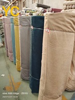 Liquidation d'usine directement de haute qualité Double face Morandi épais Chenille lourd uni teint Blackout Textile de maison
