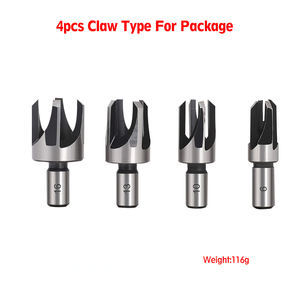 8 件套合成材料石墨孔刀套装 - 木工孔锯套件 导向钻头 硬质合金钻头 - Product Image 4