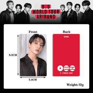 Set <span class=keywords><strong>de</strong></span> 7 Tarjetas Coleccionables Kpop ARIRANG ZONE, Tarjetas Autografiadas LDS, Tarjetas <span class=keywords><strong>de</strong></span> la Suerte KPOP Bangtan Boys 2026 World Tour ARIRANG - Product Image 2