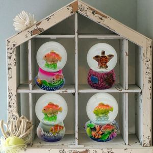 Wholesale Transparent Glass Water <b>Ball</b> Knick-Knacks Home Decor Resin Crafts Animal Polyresin Snowflake <b>Crystal</b> <b>Ball</b> Ornaments - Product Image 2