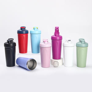 Bouteille de shaker pour protéines 2026, qualité alimentaire, sans BPA, double paroi isolée, gobelet avec boule de mélange - Product Image 3