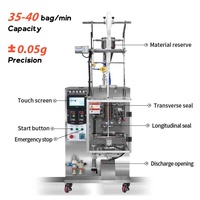 Machine automatique de remplissage et de scellage de sachets de snus en tissu non tissé 0,4g 0,7g 0,8g pour tabac et poudre de nicotine