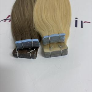 Il prezzo all'ingrosso della fabbrica del Vietnam 100% il nastro di capelli umani della cuticola dei capelli ha allineato il nastro grezzo vergine nelle estensioni dei capelli - Product Image 5