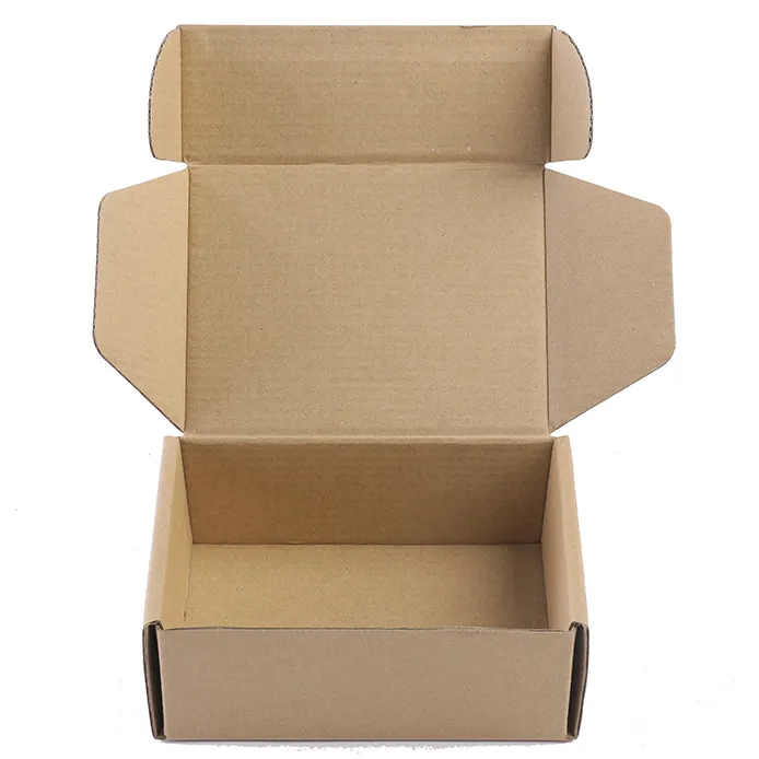 Recycelte Kraft papier box benutzer definierte Versand box Mailer drucken Luxus kleidung Verpackungs boxen