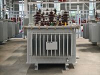Transformateur de distribution triphasé immergé dans l'huile S11 11kV 50kVA 80kVA 100kVA, transformateur de puissance haute efficacité 33kV 400V/415V