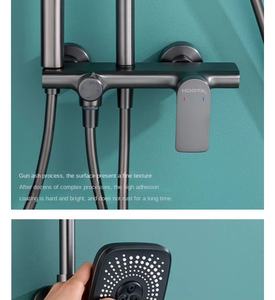 Juego de ducha fría y caliente, ducha montada en la pared en el baño, ducha de baño doméstica con presión - Product Image 5