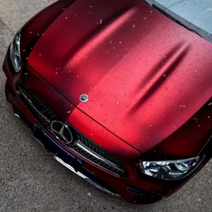 HOHOFILM Romanee Red <span class=keywords><strong>2022</strong></span>, Película de Vinilo para Cambio de Color de Automóviles, con Revestimiento de PET, Acabado Satinado Cromado, Adhesivos para Automóviles - Product Image 1