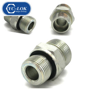 Conectores de extremos de perno de rosca macho BSP tipo <span class=keywords><strong>mordida</strong></span> de acero con sellado de junta tórica para accesorios de tubería de férula única hidráulica (1CG) - Product Image 4