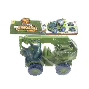 High Quality Plastic Construction Vehicle Toy large Engineering Crane Kids Dinosaur Truck Toys