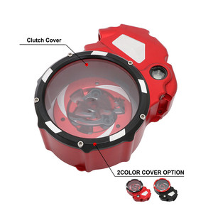 Kit de retenedor de resorte de cubierta de embrague transparente de carreras CNC para Ducati <span class=keywords><strong>Diavel</strong></span> <span class=keywords><strong>XDiavel</strong></span> S - Product Image 3