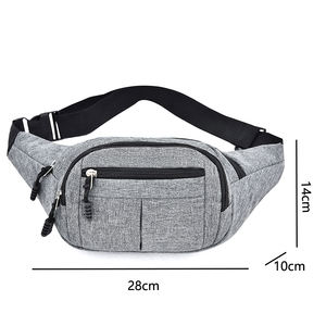 Bon marché, nouveau design, sacs d'extérieur unisexe à 4 fermetures éclair pour téléphone Oxford - Product Image 6