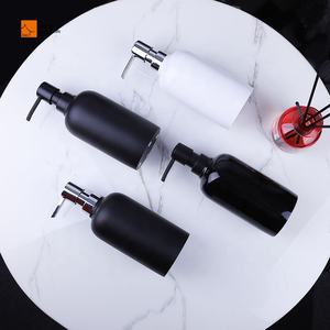 Custom Hotel di Lusso Da <span class=keywords><strong>Bagno</strong></span> Forniture Resina Dispenser Per La Schiuma di Sapone Bottiglia di Liquido Con Pompa Nero Bottiglia di Shampoo - Product Image 6