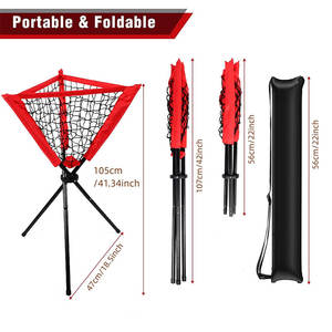 High Quality <b>Lightweight</b> Portable Training Practice Tool Softball Baseball Ball Caddy - Product Image 5