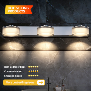 Applique murale LED au design moderne, étanche IP44, en acier inoxydable, pour salle de bain, miroir intérieur, éclairage de miroir pour la maison - Product Image 2