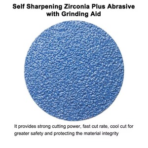 25 disques de ponçage à changement rapide en zircone de 3 pouces, grain 36, pour meuleuse à mortaiseuse - Product Image 4
