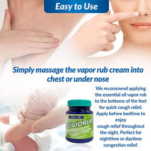 private label chest rub cream support for congestion and sinuses