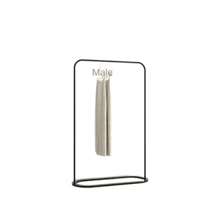 Simple Home Clothing Display Stand Ins Style Clothing Store <strong>Clothes</strong> Display <strong>Props</strong> Set Height-added Floor Hanger China Made China - Product Image 5