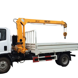 BOB-LIFT petite grue montée sur camion à flèche télescopique en option de 1 à 5 tonnes pour les routes de construction - Product Image 6