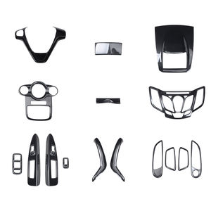Accessoires de voiture Intérieur Décoratif Lève-vitre Console Centrale Ventilation <span class=keywords><strong>Volant</strong></span> Garniture Pour <span class=keywords><strong>Ford</strong></span> <span class=keywords><strong>Fiesta</strong></span> 2009-2013 - Product Image 4
