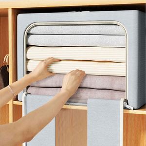 Boîte de rangement pliable en tissu Oxford pour couettes et vêtements, organisateur de placard domestique, offre spéciale - Product Image 5