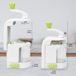 Nuovo arrivo Spiralizer Noodle <span class=keywords><strong>zucchine</strong></span> Spaghetti Maker affettatrice a spirale di verdure per insalata con lame staccabili - Product Image 2