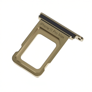 Bandeja para tarjeta SIM para iPhone 11 Pro Max, repuesto color dorado - Product Image 1