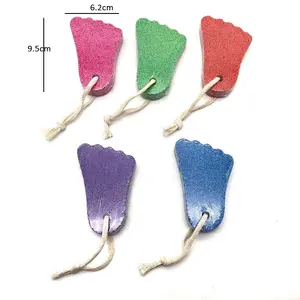 Wholesale Promotional Pumice Gifts Colorful Artificial Foot Shaped Shower Pumice Stone